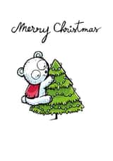 christmas bear Christmas Card 23085 created by Julien Decaudin