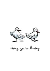 Duck taking a different direction card created by Julien Decaudin