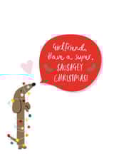 sausage dog Christmas Card 27064 created by Coupole Carnaby