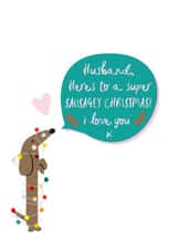 husband love Christmas Card 27065 created by Coupole Carnaby