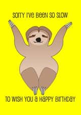 Belated Birthday Birthday Card 2614 created by Doodle Dot Design Co