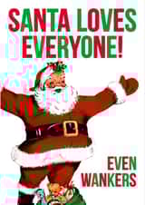 christmas santa Christmas Card 25758 created by Dean Morris Cards