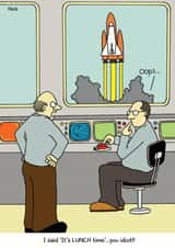 funny humour Just because Card 28905 created by Nick Hannaford-Hill