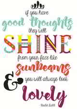 roald dahl Just because Card 29430 created by Bronwyn Slater