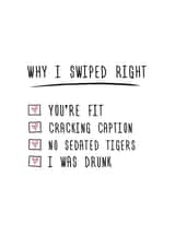 tinder date Anniversary Card 25951 created by Happy Little Vegemite