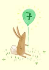 7 birthday Birthday Card 1128 created by Sophie Corrigan