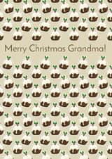 christmas Grandma Christmas Card 6164 created by Hazel Fisher Creations