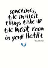 winnie the New Baby Card 6137 created by Rachel Storey Illustration