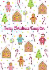 merry daughter Christmas Card 6165 created by Hazel Fisher Creations