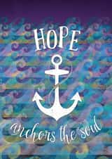hope nautical Thinking of you Card 28529 created by Noonday Design