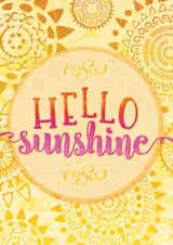 hello sunshine Just because Card 28530 created by Noonday Design