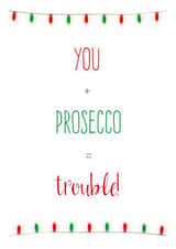 Christmas prosecco Christmas Card 26856 created by Caryl Halstead