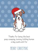 from the dog dog Christmas Card 7489 created by HC Illustrations