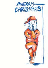 red bikram Christmas Card 29584 created by Flo Le B.