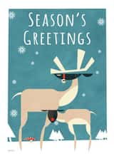 reindeer Male Christmas Card 23733 created by Daviz
