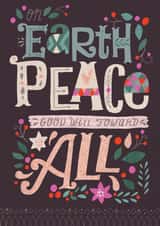 peace Male Christmas Card 24353 created by Jill Howarth