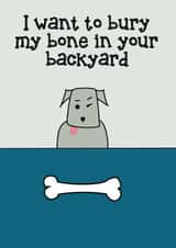 rude anniversary Valentines Day Card 1352 created by Pottsy Prints