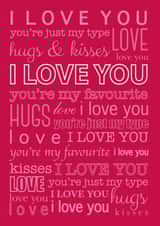 Love Valentine Valentines Day Card 27151 created by Lara Burrows