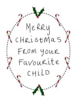 merry christmas Christmas Card 6138 created by Rachel Storey Illustration