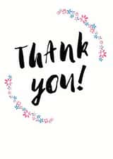 thank you Thank You Card 6141 created by Rachel Storey Illustration