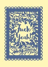 fuck yeah Congratulations Card 7318 created by Pogofandango