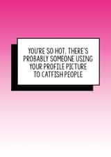Catfish so Valentines Day Card 27240 created by Bettie Confetti