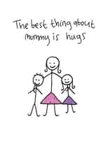 mummy mum Mothers Day Card 6064 created by Greetings by Nibby Williams