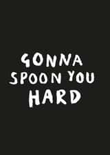 spooning cuddly Valentines Day Card 22199 created by Lauren Goodland