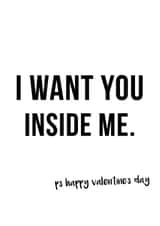 valentines boyfriend Valentines Day Card 27253 created by Offhand Cards