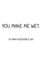 valentine's wet Valentines Day Card 27254 created by Offhand Cards