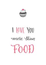 love food Valentines Day Card 29307 created by Ariane Vieira