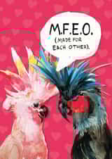 valentine love Valentines Day Card 29861 created by Little Birds Talk + Paper Hawk