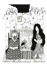 blackandwhite birthday Card 23254 created by Erika Rier