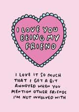 valentine friend Love & Friendship Card 5264 created by Veronica Dearly