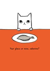 valentines love Valentines Day Card 24160 created by Reigning Cats . . . and dogs