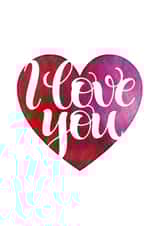 I love Valentines Day Card 4088 created by Cookie Design