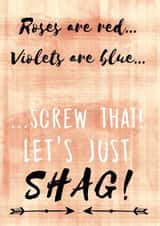 valentine violets Valentines Day Card 28741 created by michael cheung