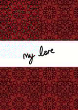 classic romantic Card 30035 created by Ella Royer