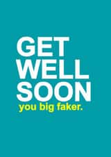 adult funny Get Well Card 5649 created by Redrakoon