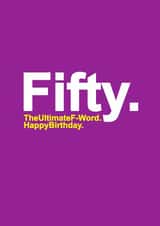 50 birthday Birthday Card 5655 created by Redrakoon