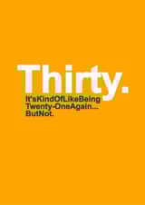 30 thirty Birthday Card 5660 created by Redrakoon