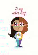 love lesbian Valentines Day Card 27386 created by Michelle Hird