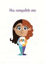 transgender love Valentines Day Card 5044 created by Michelle Hird