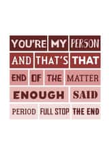 Romantic Love Card For Boyfriend, Girlfriend, Husband, Wife, Partner created by SixElevenCreations