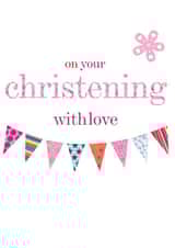 christening baptism Christening Card 2550 created by Claire Giles