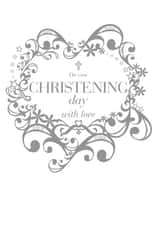 christening baptism Christening Card 2551 created by Claire Giles