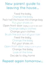 new parent New Baby Card 7733 created by Victoria Grace Designs