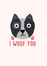 love dog Valentines Day Card 26804 created by Leeann Walker