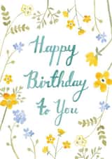 HAPPY birthday Birthday Card 6427 created by Louise Anglicas