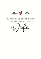 valentines wife Valentines Day Card 29805 created by Emma Maddocks